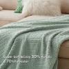 imageBedsure Sage Green Throw Blanket for Couch  Versatile Knit Woven Chenille Blanket for Chair Super Soft Warm ampamp Decorative Blanket with Tassels for Bed Sofa and Living Room Sage Green Throw05  Sage Green