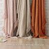 imageBedsure Sage Green Throw Blanket for Couch  Versatile Knit Woven Chenille Blanket for Chair Super Soft Warm ampamp Decorative Blanket with Tassels for Bed Sofa and Living Room Sage Green Throw00  Pumpkin
