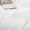 imageBedsure Sage Green Throw Blanket for Couch  Versatile Knit Woven Chenille Blanket for Chair Super Soft Warm ampamp Decorative Blanket with Tassels for Bed Sofa and Living Room Sage Green Throw02  White
