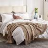imageBedsure Sage Green Throw Blanket for Couch  Versatile Knit Woven Chenille Blanket for Chair Super Soft Warm ampamp Decorative Blanket with Tassels for Bed Sofa and Living Room Sage Green Throw06  Khaki
