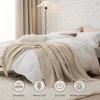 imageBedsure Sage Green Throw Blanket for Couch  Versatile Knit Woven Chenille Blanket for Chair Super Soft Warm ampamp Decorative Blanket with Tassels for Bed Sofa and Living Room Sage Green Throw04  Taupe