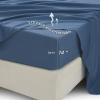 imageBedsure Sage Green Twin XL Comforter Set  5 Pieces Floral Bedding Sets Twin XL Bed in a Bag with Reversible Botanical Flowers Comforter Sheets Pillowcase ampamp Sham07  Navy