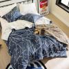 imageBedsure Sage Green Twin XL Comforter Set  5 Pieces Floral Bedding Sets Twin XL Bed in a Bag with Reversible Botanical Flowers Comforter Sheets Pillowcase ampamp Sham03  Navy Blue