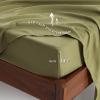 imageBedsure Sage Green Twin XL Comforter Set  5 Pieces Floral Bedding Sets Twin XL Bed in a Bag with Reversible Botanical Flowers Comforter Sheets Pillowcase ampamp Sham11  Olive Green