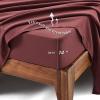 imageBedsure Sage Green Twin XL Comforter Set  5 Pieces Floral Bedding Sets Twin XL Bed in a Bag with Reversible Botanical Flowers Comforter Sheets Pillowcase ampamp Sham14  Burgundy
