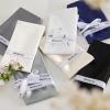 imageBedsure Satin Pillowcase for Hair  Ivory Satin Pillow Cases Standard Size with Zipper 2 Pack Similar to Silk Pillow Cases for Skin Silky ampamp Soft Gifts for Women Men 20x26 Inches11 Navy  Zipper