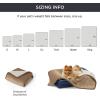 imageBedsure Self Warming Blanket for Small Dogs ampamp Cats  Waterproof Washable Sherpa Fleece Puppy Blanket Soft Plush Reversible Throw 25quotX35quot GreyCamel