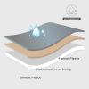imageBedsure Self Warming Blanket for Small Dogs ampamp Cats  Waterproof Washable Sherpa Fleece Puppy Blanket Soft Plush Reversible Throw 25quotX35quot GreyGreen