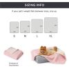 imageBedsure Self Warming Blanket for Small Dogs ampamp Cats  Waterproof Washable Sherpa Fleece Puppy Blanket Soft Plush Reversible Throw 25quotX35quot GreyAzalea Pink