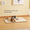 imageBedsure Self Warming Blanket for Small Dogs ampamp Cats  Waterproof Washable Sherpa Fleece Puppy Blanket Soft Plush Reversible Throw 25quotX35quot GreyCamel