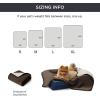 imageBedsure Self Warming Blanket for Small Dogs ampamp Cats  Waterproof Washable Sherpa Fleece Puppy Blanket Soft Plush Reversible Throw 25quotX35quot GreyCoffee Brown