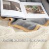 imageBedsure Self Warming Blanket for Small Dogs ampamp Cats  Waterproof Washable Sherpa Fleece Puppy Blanket Soft Plush Reversible Throw 25quotX35quot GreyGrey