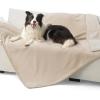 imageBedsure Self Warming Blanket for Small Dogs ampamp Cats  Waterproof Washable Sherpa Fleece Puppy Blanket Soft Plush Reversible Throw 25quotX35quot GreyCream