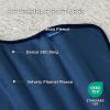 imageBedsure Self Warming Blanket for Small Dogs ampamp Cats  Waterproof Washable Sherpa Fleece Puppy Blanket Soft Plush Reversible Throw 25quotX35quot GreyBlue