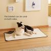 imageBedsure Self Warming Blanket for Small Dogs ampamp Cats  Waterproof Washable Sherpa Fleece Puppy Blanket Soft Plush Reversible Throw 25quotX35quot GreyCoffee Brown