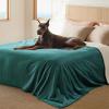 imageBedsure Self Warming Blanket for Small Dogs ampamp Cats  Waterproof Washable Sherpa Fleece Puppy Blanket Soft Plush Reversible Throw 25quotX35quot GreyGreen