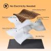 imageBedsure Self Warming Cat Bed Medium Self Heating Dog Crate Pad Thermal Extra Warm Puppy Mat Indoor ampamp Outdoor NonSlip ampamp Washable 30quot x 20quot GreyCaramel
