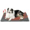 imageBedsure Self Warming Cat Bed Medium Self Heating Dog Crate Pad Thermal Extra Warm Puppy Mat Indoor ampamp Outdoor NonSlip ampamp Washable 30quot x 20quot GreyFormal Grey