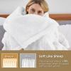 imageBedsure Sherpa Fleece Throw Blanket for Couch  Soft Fluffy ampamp Cozy Cable Jacquard Tufted Throw Blankets for Women Gift Thick Warm Blanket for Winter and All Seasons Beige 50x60 Inches03  White