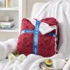 imageBedsure Sherpa Fleece Throw Blanket for Couch  Soft Fluffy ampamp Cozy Cable Jacquard Tufted Throw Blankets for Women Gift Thick Warm Blanket for Winter and All Seasons Beige 50x60 Inches00  Red