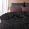 imageBedsure Sherpa Fleece Throw Blanket for Couch  Soft Fluffy ampamp Cozy Cable Jacquard Tufted Throw Blankets for Women Gift Thick Warm Blanket for Winter and All Seasons Beige 50x60 Inches05  Black