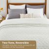 imageBedsure Sherpa Fleece Throw Blanket for Couch  Soft Fluffy ampamp Cozy Cable Jacquard Tufted Throw Blankets for Women Gift Thick Warm Blanket for Winter and All Seasons Beige 50x60 Inches03  Cream