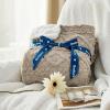 imageBedsure Sherpa Fleece Throw Blanket for Couch  Soft Fluffy ampamp Cozy Cable Jacquard Tufted Throw Blankets for Women Gift Thick Warm Blanket for Winter and All Seasons Beige 50x60 Inches02  Beige