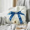 imageBedsure Sherpa Fleece Throw Blanket for Couch  Soft Fluffy ampamp Cozy Cable Jacquard Tufted Throw Blankets for Women Gift Thick Warm Blanket for Winter and All Seasons Beige 50x60 Inches03  Cream