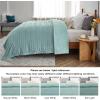 imageBedsure Sherpa Fleece Throw Blanket for Couch  Soft Fluffy ampamp Cozy Cable Jacquard Tufted Throw Blankets for Women Gift Thick Warm Blanket for Winter and All Seasons Beige 50x60 Inches07  Sage Green