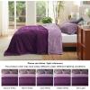 imageBedsure Sherpa Fleece Throw Blanket for Couch  Soft Fluffy ampamp Cozy Cable Jacquard Tufted Throw Blankets for Women Gift Thick Warm Blanket for Winter and All Seasons Beige 50x60 Inches09  Purple