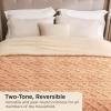 imageBedsure Sherpa Fleece Throw Blanket for Couch  Soft Fluffy ampamp Cozy Cable Jacquard Tufted Throw Blankets for Women Gift Thick Warm Blanket for Winter and All Seasons Beige 50x60 Inches02  Light Brown