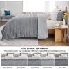 imageBedsure Sherpa Fleece Throw Blanket for Couch  Soft Fluffy ampamp Cozy Cable Jacquard Tufted Throw Blankets for Women Gift Thick Warm Blanket for Winter and All Seasons Beige 50x60 Inches01  Grey