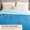 imageBedsure Sherpa Fleece Throw Blanket for Couch  Soft Fluffy ampamp Cozy Cable Jacquard Tufted Throw Blankets for Women Gift Thick Warm Blanket for Winter and All Seasons Beige 50x60 Inches06  Horizon Blue