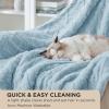 imageBedsure Sherpa Fleece Throw Blanket for Couch  Soft Fluffy ampamp Cozy Cable Jacquard Tufted Throw Blankets for Women Gift Thick Warm Blanket for Winter and All Seasons Beige 50x60 Inches06  Blue