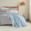 imageBedsure Sherpa Fleece Throw Blanket for Couch  Soft Fluffy ampamp Cozy Cable Jacquard Tufted Throw Blankets for Women Gift Thick Warm Blanket for Winter and All Seasons Beige 50x60 Inches06  Blue