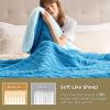 imageBedsure Sherpa Fleece Throw Blanket for Couch  Soft Fluffy ampamp Cozy Cable Jacquard Tufted Throw Blankets for Women Gift Thick Warm Blanket for Winter and All Seasons Beige 50x60 Inches06  Horizon Blue