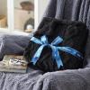 imageBedsure Sherpa Fleece Throw Blanket for Couch  Soft Fluffy ampamp Cozy Cable Jacquard Tufted Throw Blankets for Women Gift Thick Warm Blanket for Winter and All Seasons Beige 50x60 Inches05  Black