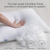 imageBedsure Soft Pillows Standard Size Set of 4  Standard Size Bed Pillows 4 Pack for Sleeping Soft and Supportive Hotel Quality Original Down Alternative Filling for Side Back SleepersMedium4PK