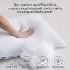 imageBedsure Soft Pillows Standard Size Set of 4  Standard Size Bed Pillows 4 Pack for Sleeping Soft and Supportive Hotel Quality Original Down Alternative Filling for Side Back SleepersMedium2PK