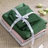 imageBedsure Striped Duvet Cover Queen Size  MoistureWicking Eucalyptus Lyocell Cotton ampamp Linen Hybrid Comforter Cover Set with Bowknot Ties Closure  GentleSoft ampamp Breathable Bedding Set  Seaweed Green09  Forest Green No Comforter
