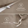 imageBedsure Striped Duvet Cover Queen Size  MoistureWicking Eucalyptus Lyocell Cotton ampamp Linen Hybrid Comforter Cover Set with Bowknot Ties Closure  GentleSoft ampamp Breathable Bedding Set  Seaweed Green05  Simply Taupe No Comforter