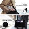 imageBedsure Travel Blanket Airplane Compact with Storage Bag Packable Blanket with Eye Mask Lightweight 2in1 Travel Essentials Functioned as Pillow for Airplane Comfort and Warmth GreyBlack