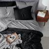 imageBedsure Twin XL Comforter Set  5 Pieces Reversible Blush Pink Bedding Twin XL Size Bed Set for All Seasons Bed in a Bag with Down Alternative Comforter Sheets Pillowcase ampamp Sham02  Black