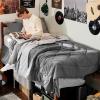 imageBedsure Twin XL Comforter Set  5 Pieces Reversible Blush Pink Bedding Twin XL Size Bed Set for All Seasons Bed in a Bag with Down Alternative Comforter Sheets Pillowcase ampamp Sham01  Grey