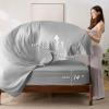 imageBedsure Twin XL Comforter Set  5 Pieces Reversible Blush Pink Bedding Twin XL Size Bed Set for All Seasons Bed in a Bag with Down Alternative Comforter Sheets Pillowcase ampamp Sham03  Navy