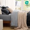 imageBedsure Twin XL Comforter Set  5 Pieces Reversible Blush Pink Bedding Twin XL Size Bed Set for All Seasons Bed in a Bag with Down Alternative Comforter Sheets Pillowcase ampamp Sham02  Black