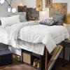 imageBedsure Twin XL Comforter Set  5 Pieces Reversible Blush Pink Bedding Twin XL Size Bed Set for All Seasons Bed in a Bag with Down Alternative Comforter Sheets Pillowcase ampamp Sham11  White