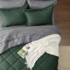 imageBedsure Twin XL Comforter Set  5 Pieces Reversible Blush Pink Bedding Twin XL Size Bed Set for All Seasons Bed in a Bag with Down Alternative Comforter Sheets Pillowcase ampamp Sham05  Forest Green