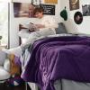 imageBedsure Twin XL Comforter Set  5 Pieces Reversible Blush Pink Bedding Twin XL Size Bed Set for All Seasons Bed in a Bag with Down Alternative Comforter Sheets Pillowcase ampamp Sham10  Purple