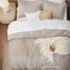imageBedsure Twin XL Comforter Set  White Comforter Boho Tufted Shabby Chic Bedding for Kids 2 Pieces Vintage Farmhouse Bed Set for All Seasons Fluffy Soft Bedding with 1 Pillow Sham11  Linen